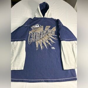 Vintage GeorgeTown College Hoyas 1993 Hoodie | $40